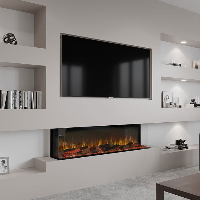 Firez 1800 Electric Fire (1830mm wide) Standard Fuel Bed