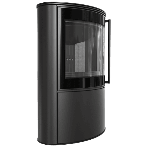 Wood burning steel stove KRATKI BJORN Ø 150 8kW