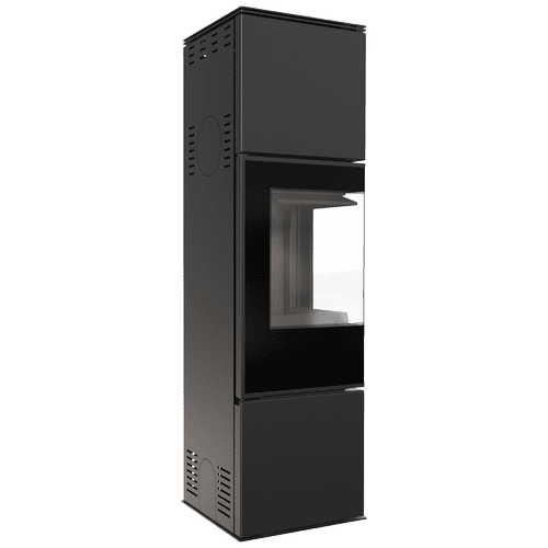 Wood burning steel stove KRATKI REN/S left Ø 150 7 kW
