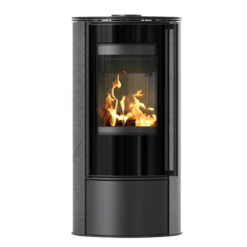 Wood burning steel stove KRATKI ERIK Ø 150 5,5 kW
