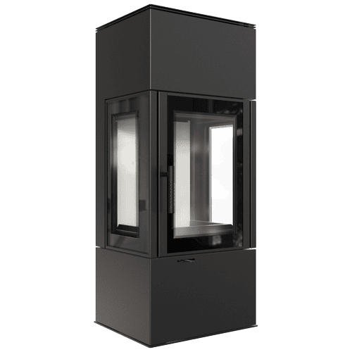 Wood burning steel stove KRATKI THOR VIEW Ø 150 8 kW