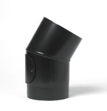 125mm Black Matt Bend 30°/150° with Door