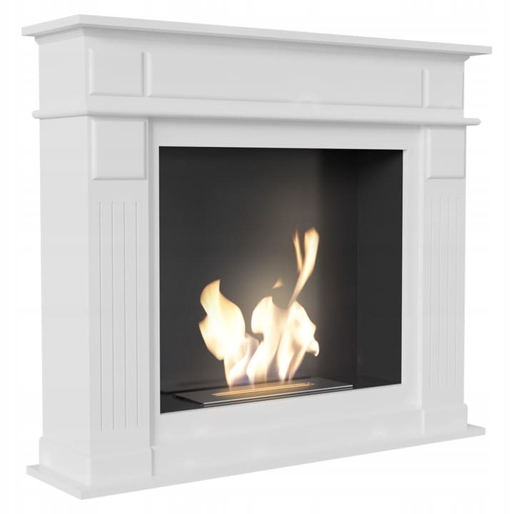 Portal Bioethanol fireplace NOVEMBER white TÜV