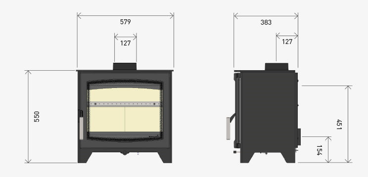 Parkray Aspect 7 Eco Stove