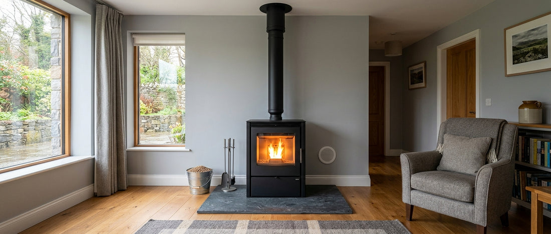 Wood pellet stove ventilation requirements Ireland: vents and air supply guide