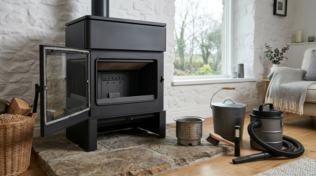 Wood pellet stove ash cleaning schedule Ireland: how often and how to