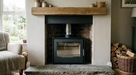 Inset wood burning stoves Ireland: fireplace opening and installation guide