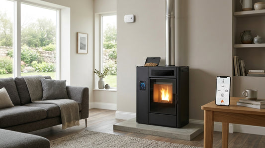 Wood pellet stove WiFi and remote control Ireland: smart heating guide