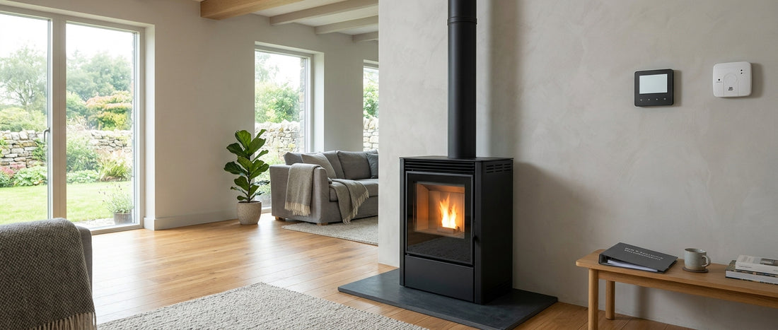 Wood pellet stove BER rating impact Ireland: compliance and upgrade guide