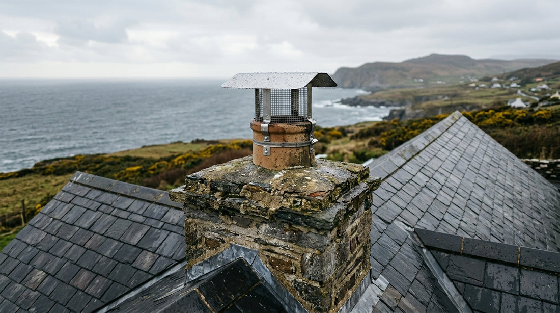 Chimney cowls for wood burning stoves Ireland: types and draught solutions