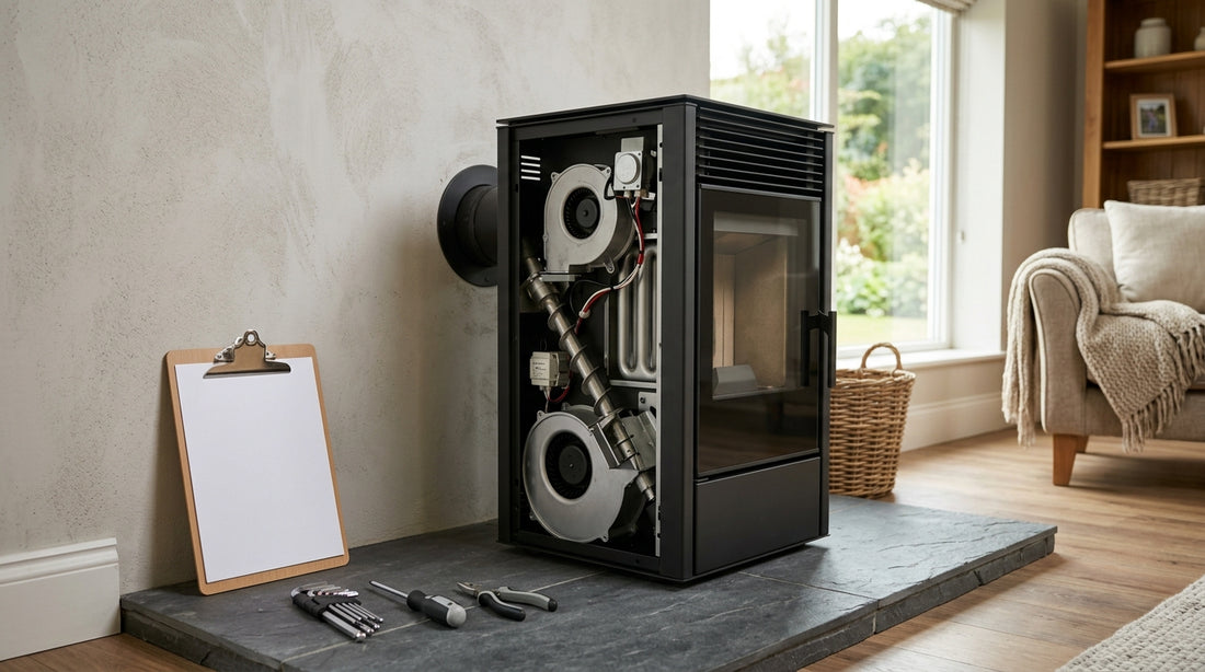 Wood pellet stove servicing cost Ireland: pricing and what is included