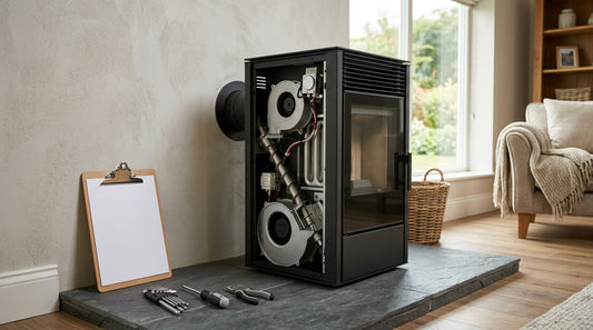 Wood pellet stove servicing cost Ireland: pricing and what is included