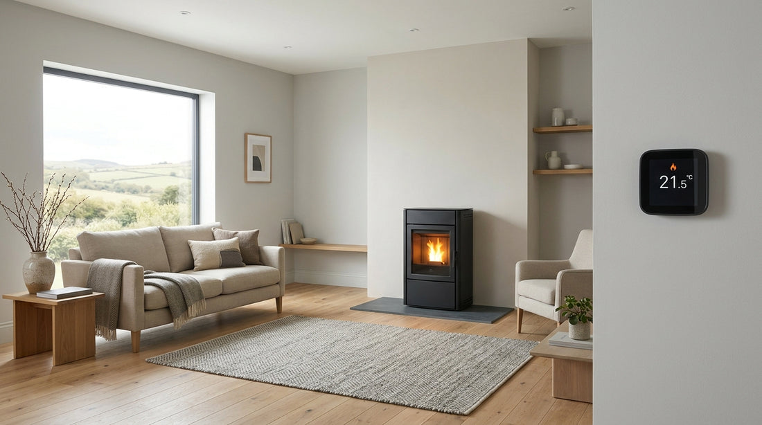 Wood pellet stove thermostat zoning Ireland: multi-room control guide