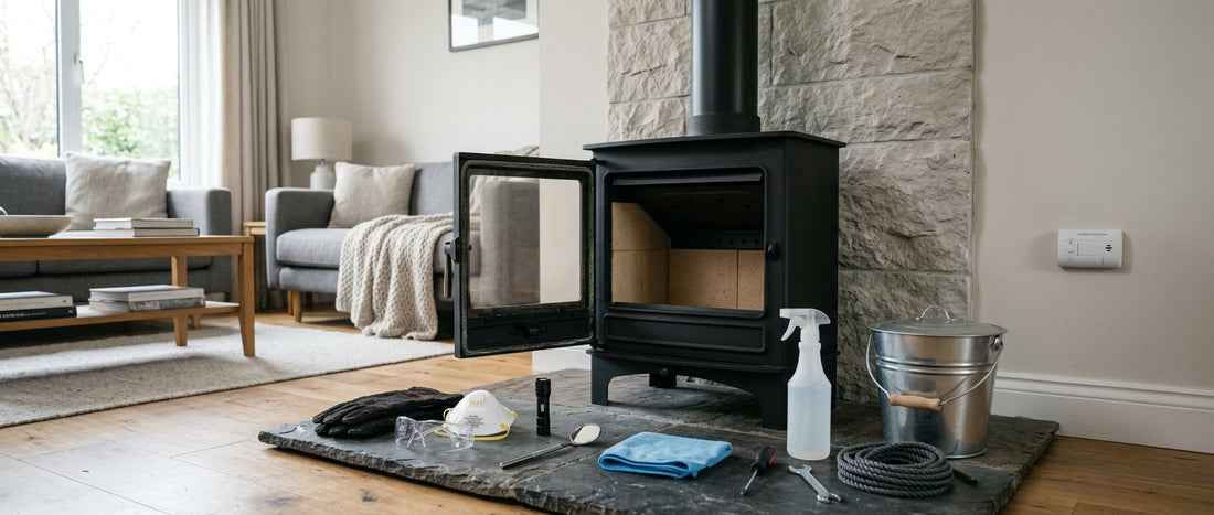 Wood burning stove maintenance checklist Ireland