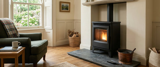 Wood pellet stove ash production Ireland: how much ash do they produce
