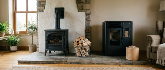 Wood burning vs pellet stoves Ireland: efficiency, running costs and regulations