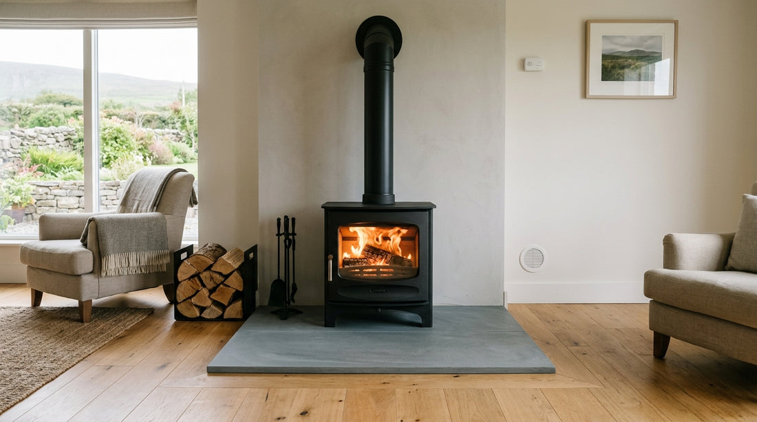 Wood burning stove flue and ventilation requirements Ireland