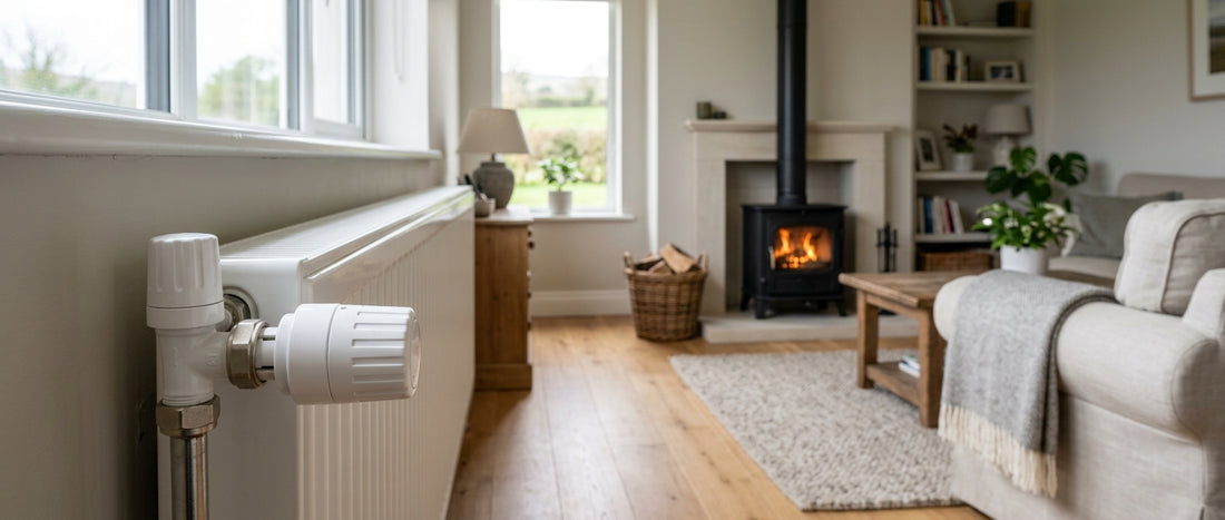 Boiler stove TRVs Ireland: thermostatic radiator valves, zoning and controls