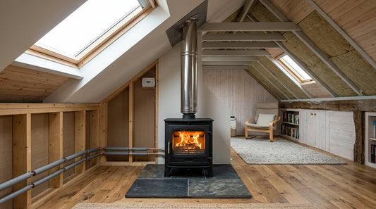 Boiler stove loft installations Ireland: attic flues and safety guide