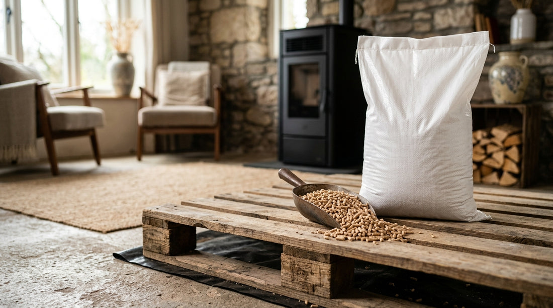 Wood pellet stove pellet quality Ireland: ENplus standards, moisture and storage guide