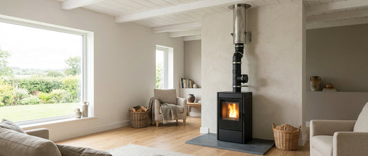 Wood pellet stove installation kits Ireland: flues, terminals and accessories