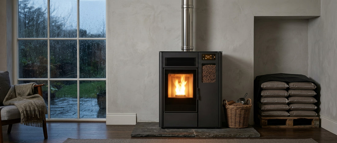 Wood pellet stove fuel consumption Ireland: usage and cost per hour