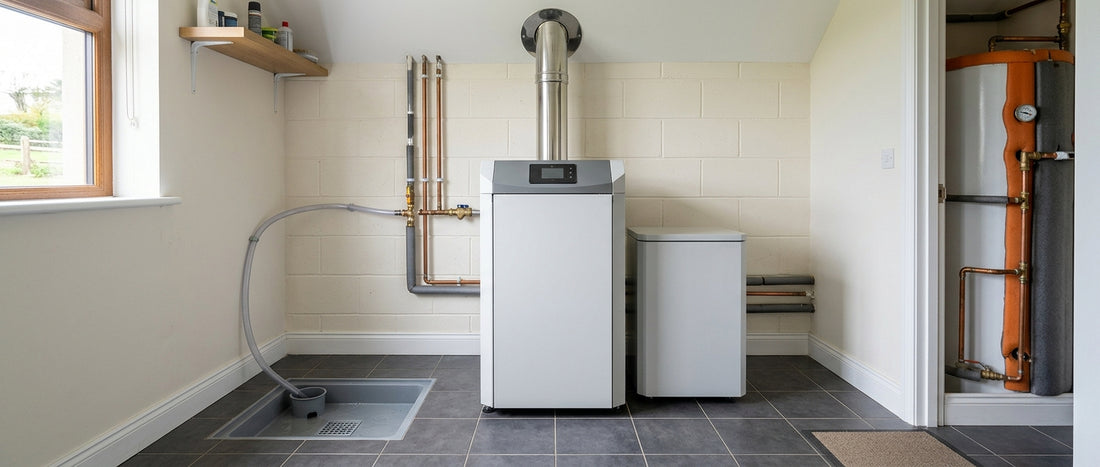 Wood pellet stove condensing models Ireland: efficiency, flue and drain requirements