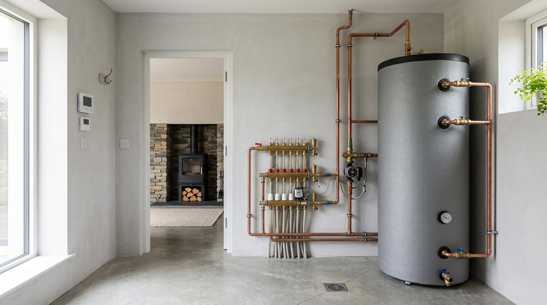 Boiler stove buffer tanks and underfloor heating Ireland guide
