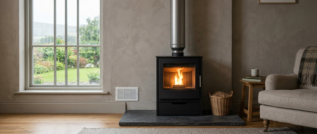 Wood pellet stove smoke smell Ireland: causes and fixes