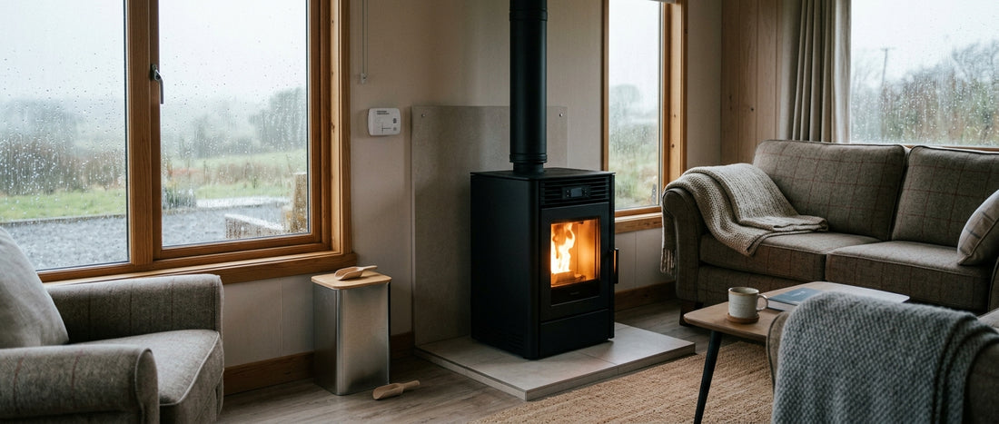 Wood pellet stove for caravans Ireland: compact heating guide