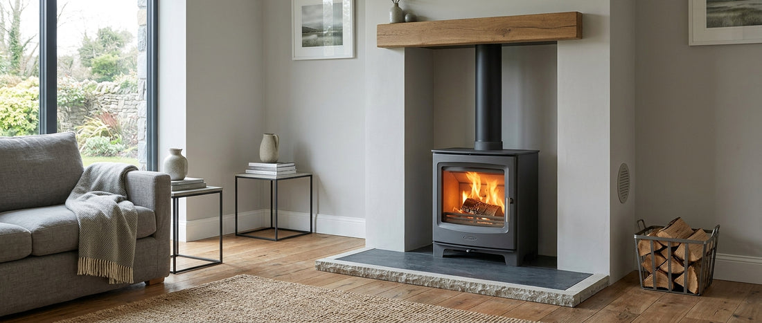 Wood burning stove BER rating impact Ireland: efficiency, regulations and upgrades