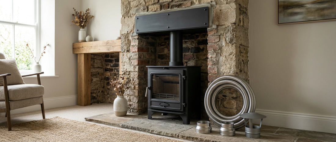 Wood burning stove chimney liner vs no liner Ireland: pros, cons and regulations