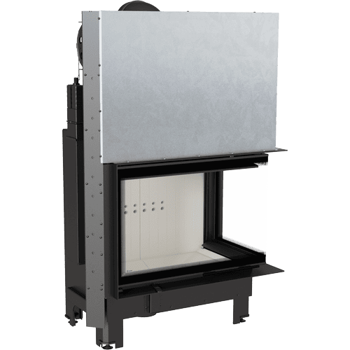 Steel fireplace KRATKI MBA 17 kW Ø 200