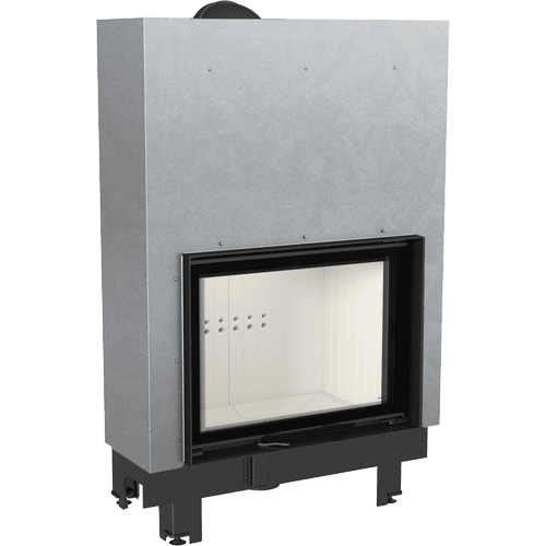 Steel fireplace KRATKI MBA 17 kW Ø 200