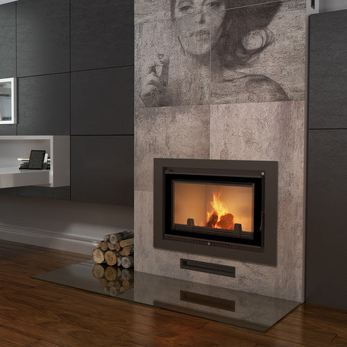 Cast iron fireplace KRATKI WIKTOR 14 kW Ø 200