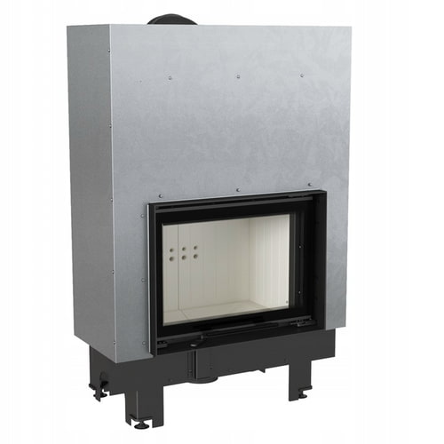 Steel fireplace KRATKI MBM 10 kW Ø 200 Lift-up self closing door