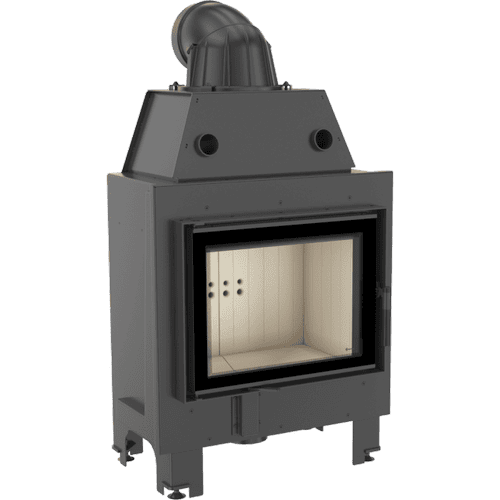 Steel fireplace KRATKI MBM 10 kW Ø 200