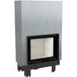 Steel fireplace KRATKI MBZ 13 kW Ø 200 Lift-up self closing door
