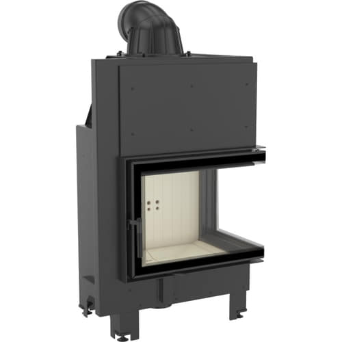 Steel fireplace KRATKI MBZ 13 kW Ø 200