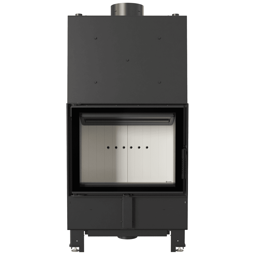 Water heating fireplace KRATKI LUCY 12 kW Ø 200