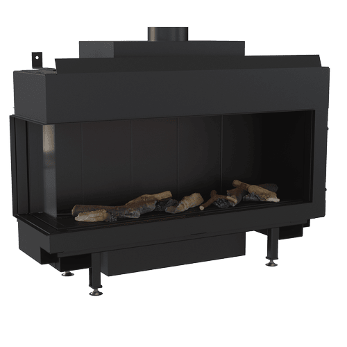 Gas Fireplace LEO 100 front facing natural gas ? 100/150 9 kW