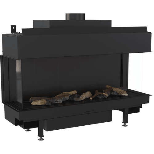 Gas Fireplace LEO 100 triple glazing natural gas ? 100/150 9 kW