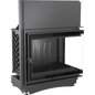 Cast iron fireplace KRATKI AMELIA DECO right 21 kW Ø 200