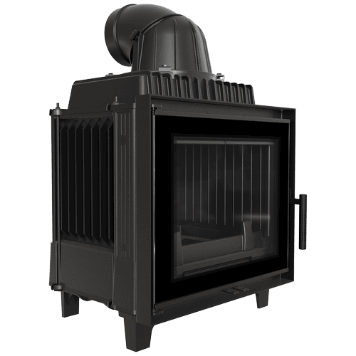 Cast iron fireplace KRATKI FRANEK 10 kW Ø 180