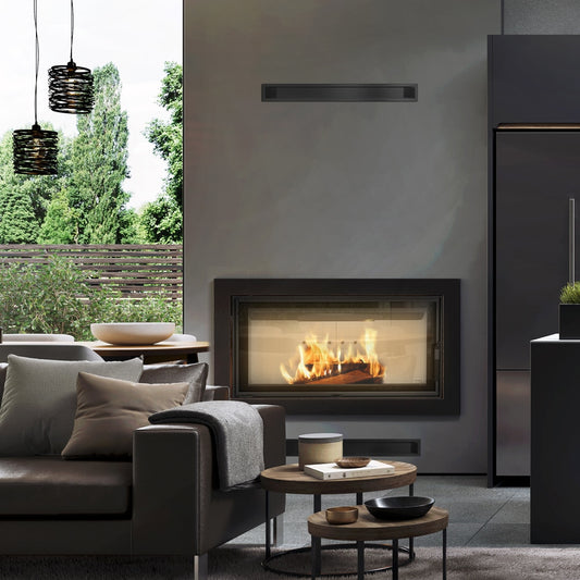 Water heating fireplace KRATKI LUCY 20 kW Ø 200
