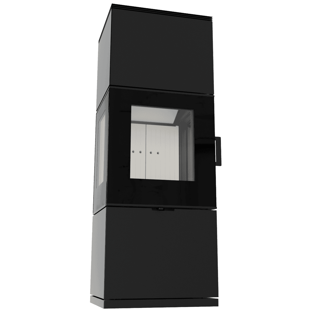 Wood burning steel stove KRATKI INGA 8 kW Ø 150