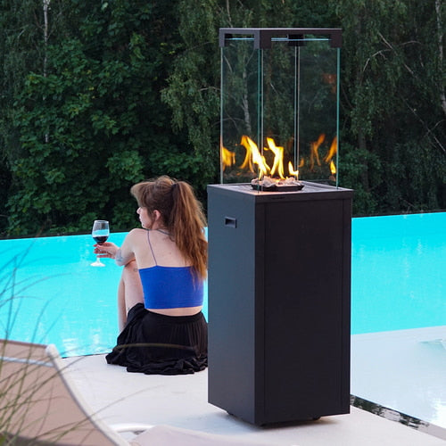Gas heater PATIO LIGHT black