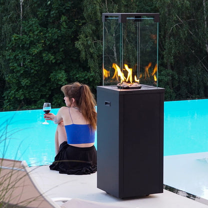 Gas heater PATIO LIGHT black