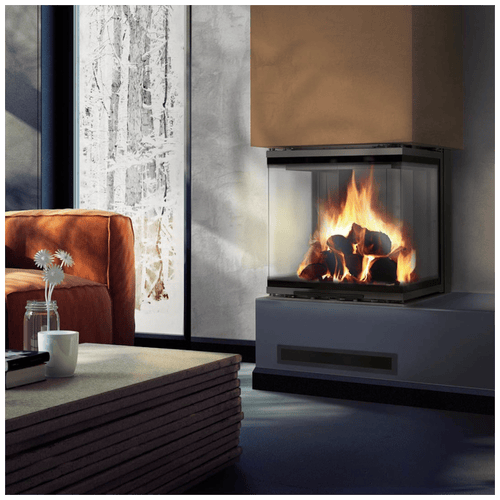 Steel fireplace KRATKI NBC 500/500 8 kW Ø 200 Lift-up