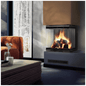 Steel fireplace KRATKI NBC 500/500 8 kW Ø 200 Lift-up
